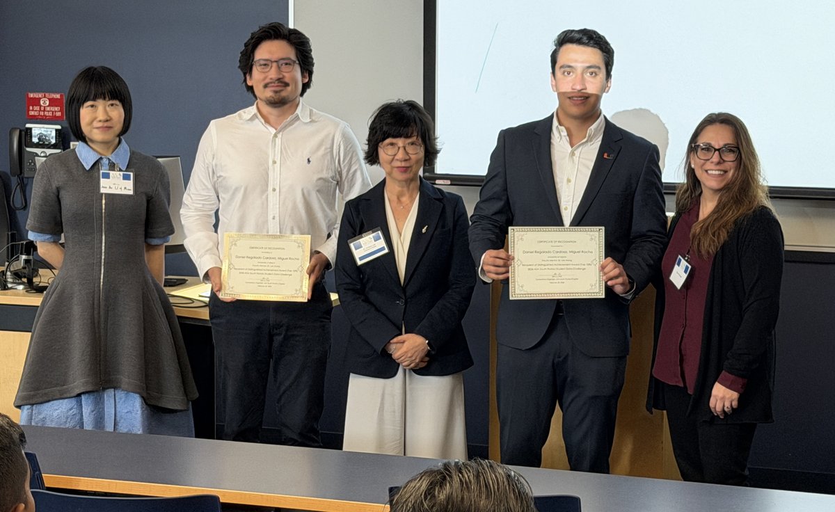 Daniel and Miguel Distinguished Achievement group photo